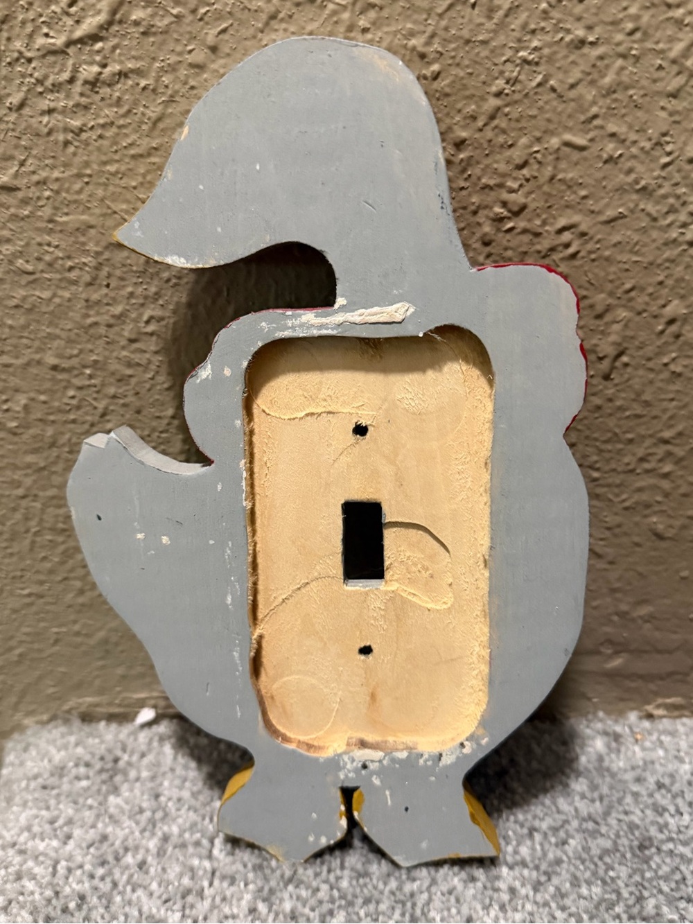 Gray Goose-Shaped Wall Decor Switch Plate Cover - Picture 2 of 2